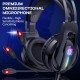 ONIKUMA K16 Casque PC Stereo Gaming Headphones with LED Lights