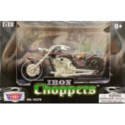 Motor Max Iron Choppers - Custom Black 1/18