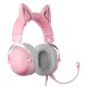 ONIKUMA X11 Cat Ears Wired Over Ear Gaming Headphone Pink