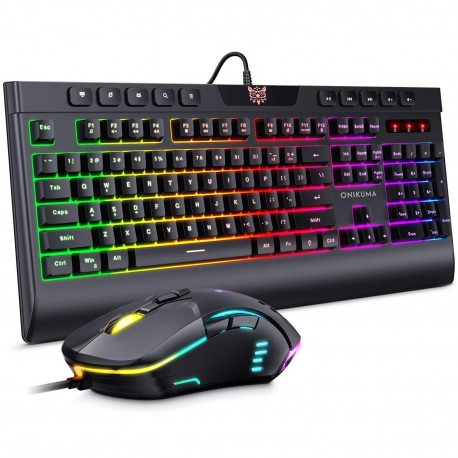 ONIKUMA G21 Wired Gaming Keyboard and CW902 Wired Gaming Mouse Set