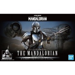 Star Wars The Mandalorian - Mando con Armadura Beskar Plateado 1/12