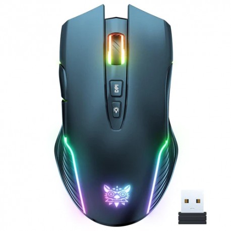 Onikuma CW905 Wireless Gaming Mouse 7 Buttons Design RGB Black