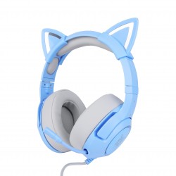 ONIKUMA K9 Elite Stereo Gaming Headset with Cat Ears for PS4, Xbox, PC and Switch Blue