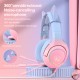 Onikuma K9 Elite Stereo Gaming Headset with Cat Ears Pink/Blue