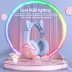 Onikuma K9 Elite Stereo Gaming Headset with Cat Ears Pink/Blue