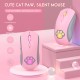 Onikuma CW918 Mouse Neko Pink