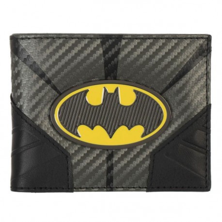 Cartera Batman -Negro y Gris - Dc Comics