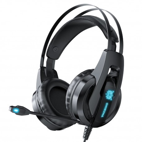 ONIKUMA K16 Casque PC Stereo Gaming Headphones with LED Lights