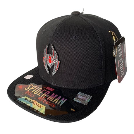 Gorra infantil Spiderman Miles Morales Negra