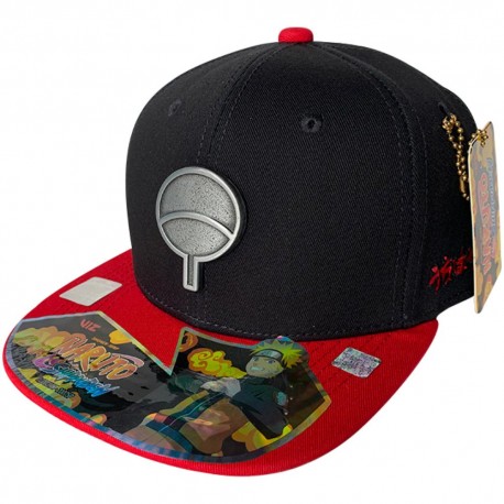 Gorra Naruto Sasuke Rojo Negro