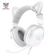 Onikuma X11 Cat Ears Wired Over Ear Gaming Headphone Pink