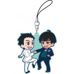 Yuri!!! on Ice - Yuuri & Pichit - Let's party - Ruber Strap