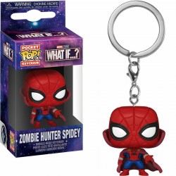 FUNKO POP! Keychain- WHAT IF -Zombie Hunter Spidey