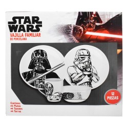 Vajilla 12pzs Porcelana - Star Wars