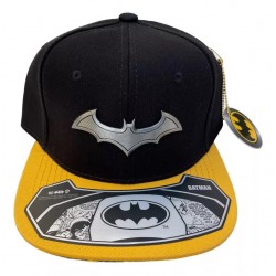 Gorra Batman Arkham Negro Amarillo