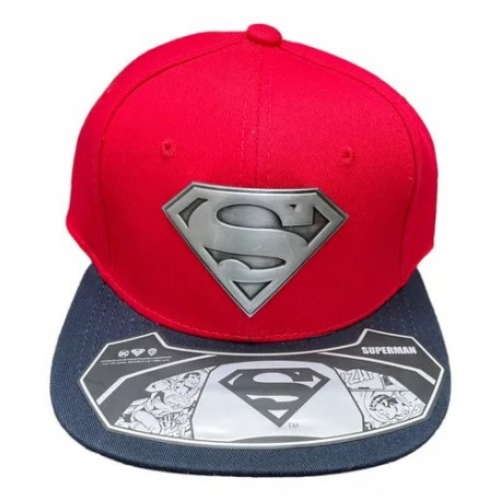 Gorra Superman Rojo Negro